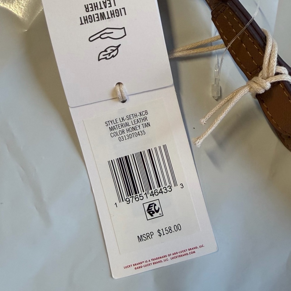 Lucky Brand Seth Leather Crossbody Bag - Picture 6 of 7